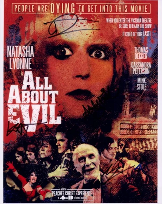 All About Evil  autograph