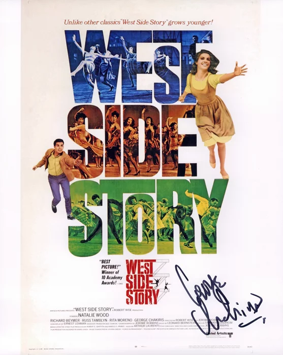 George Chakiris autograph