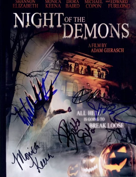 Night of The Demons autograph