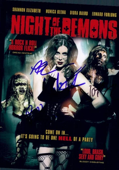 Night of The Demons autograph