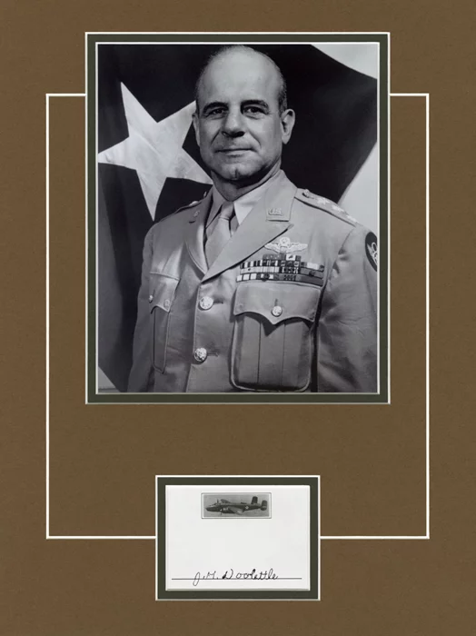 James H. Doolittle autograph
