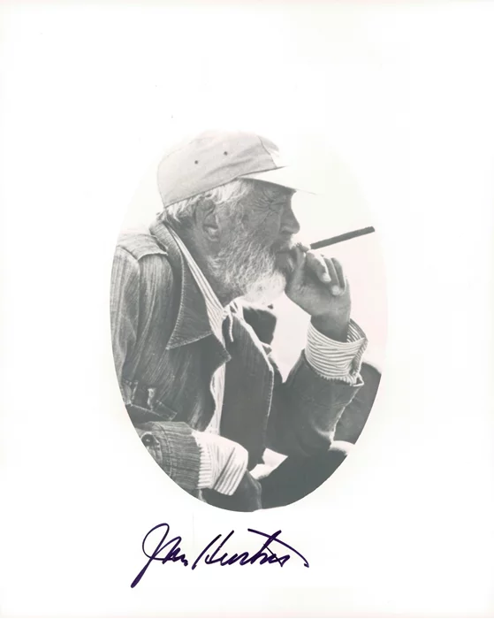 John Huston autograph