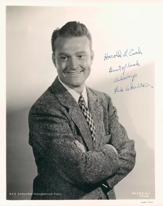 Red Skelton autograph