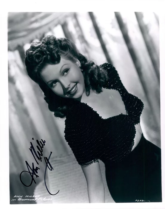 Ann Miller autograph