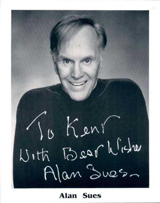 Alan Sues autograph
