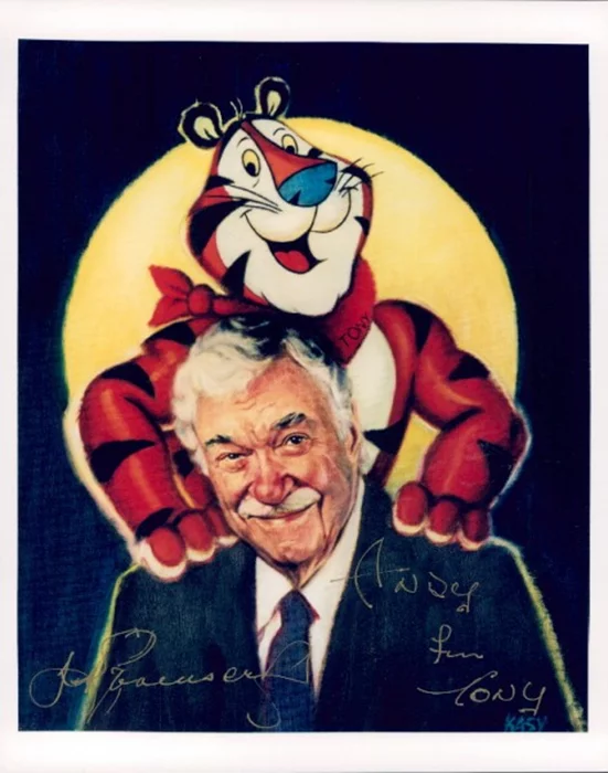 Thurl Ravenscroft autograph