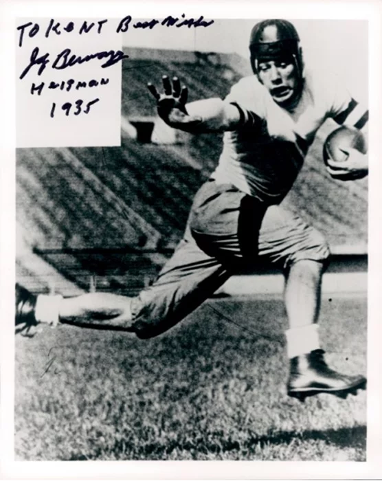 Jay Berwanger autograph