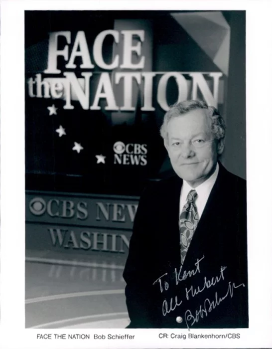 Bob Schieffer autograph
