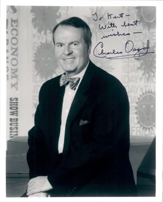 Charles Osgood autograph