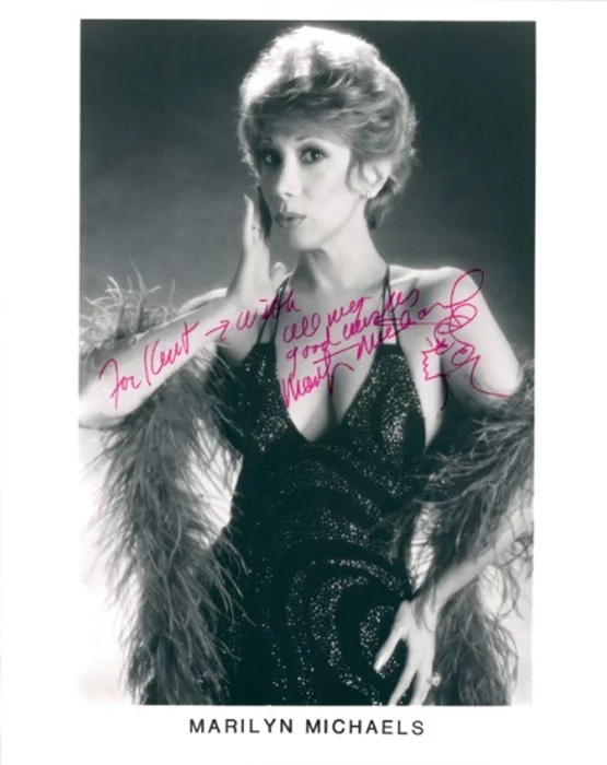 Marilyn Michaels autograph