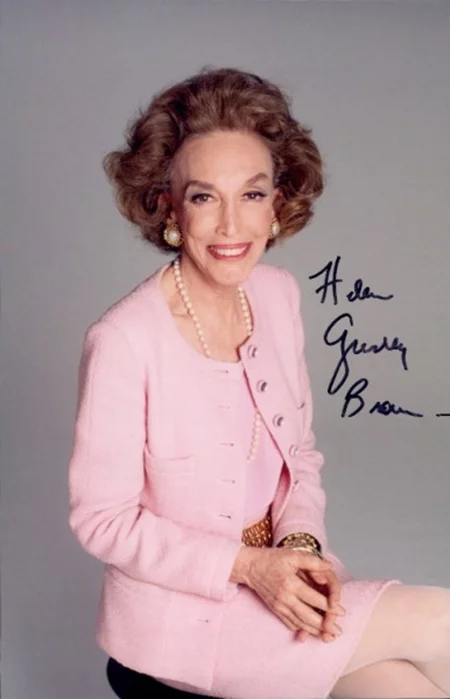 Helen Gurley Brown autograph