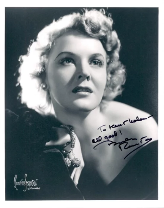 Beverly Roberts autograph