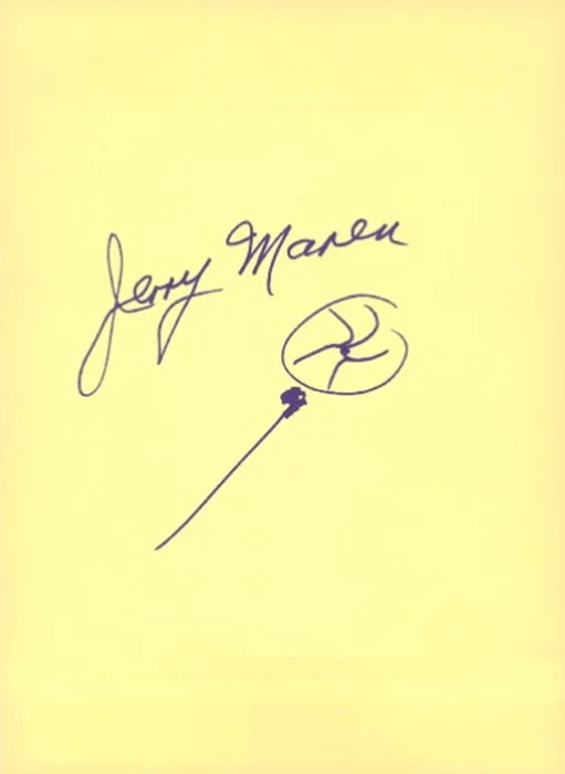 Jerry Maren autograph