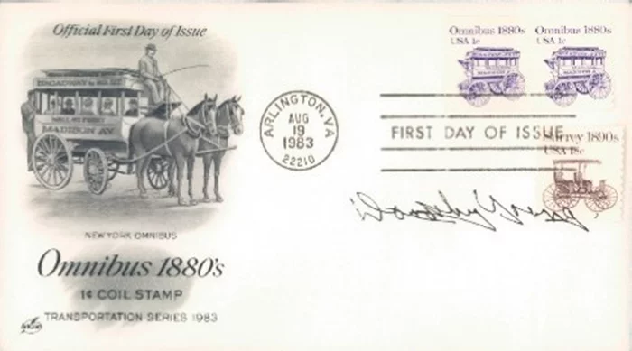 Dorothy Young autograph