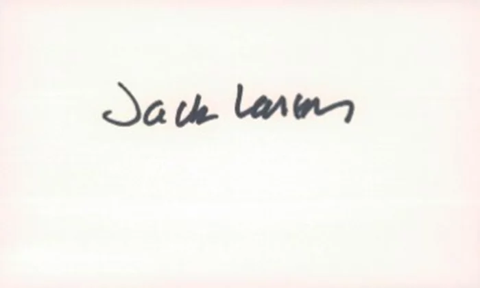 Jack Larson autograph
