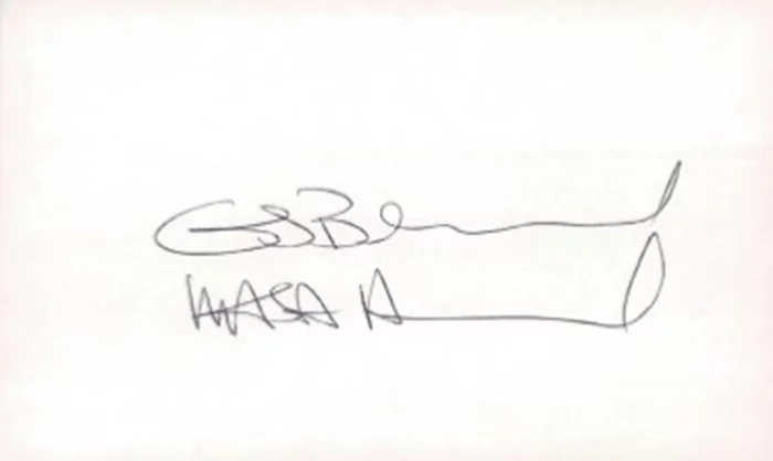 Guion S. Bluford autograph