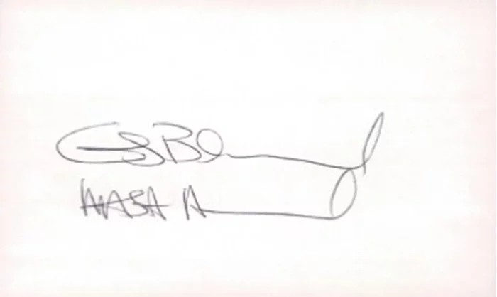 Guion S. Bluford autograph