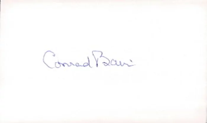 Conrad Bain autograph