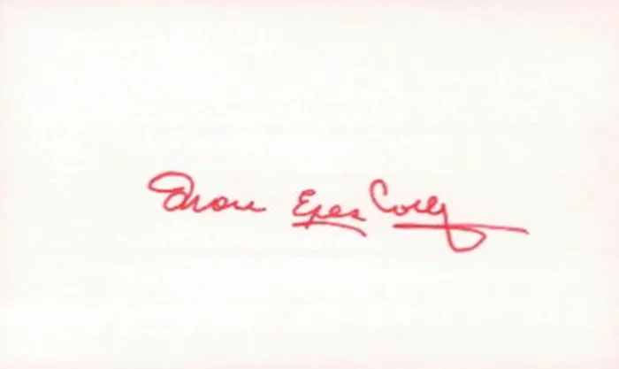 Iron Eyes Cody autograph