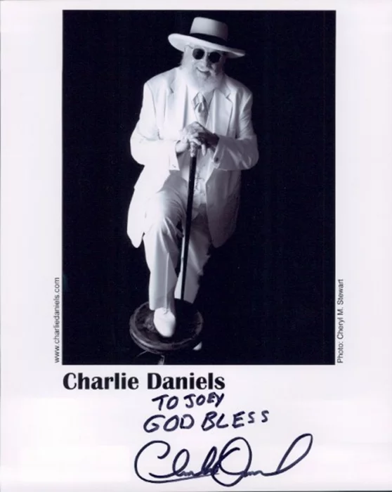 Charlie Daniels autograph