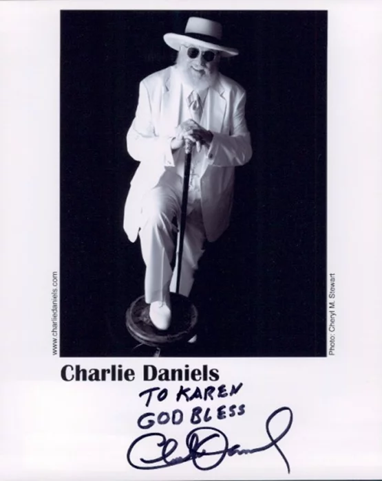 Charlie Daniels autograph