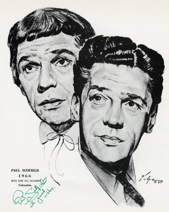 Paul Scofield autograph