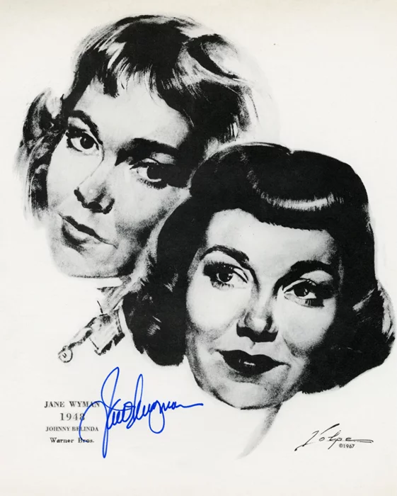Jane Wyman autograph