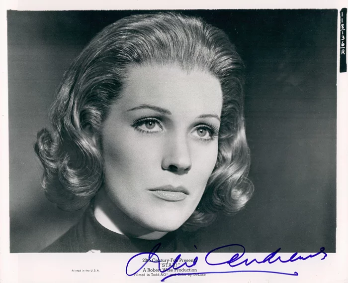 Julie Andrews autograph