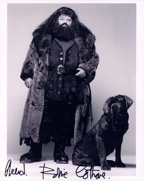 Robbie Coltrane autograph