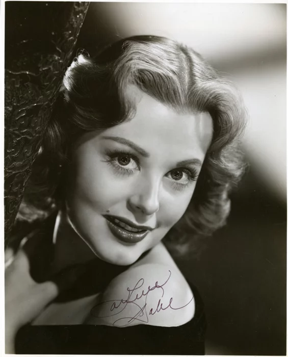 Arlene Dahl autograph