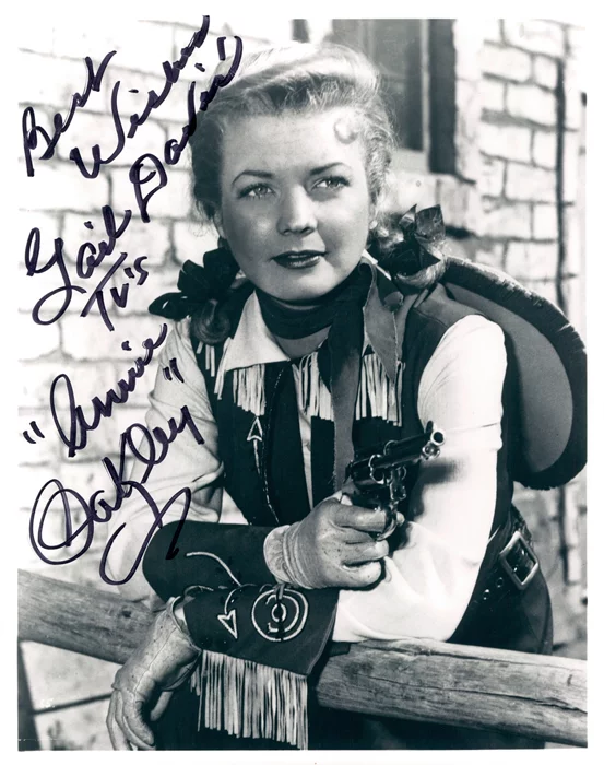 Gail Davis autograph