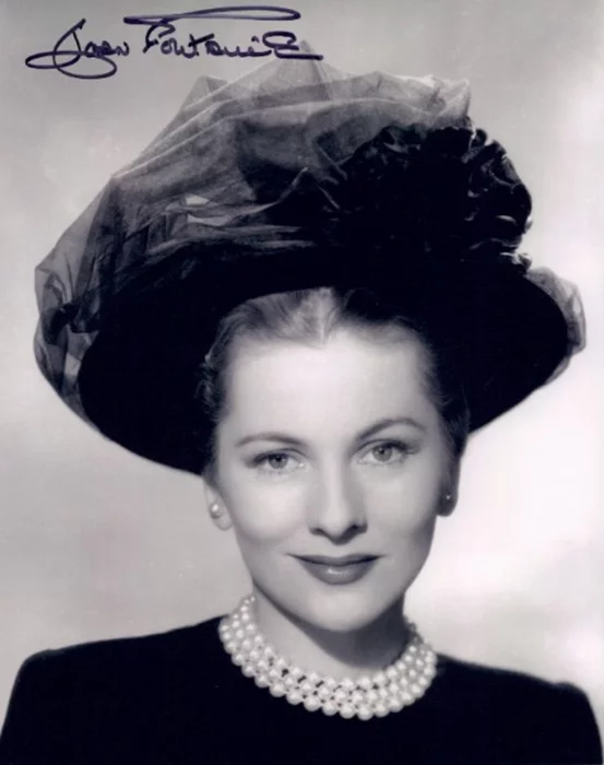 Joan Fontaine autograph