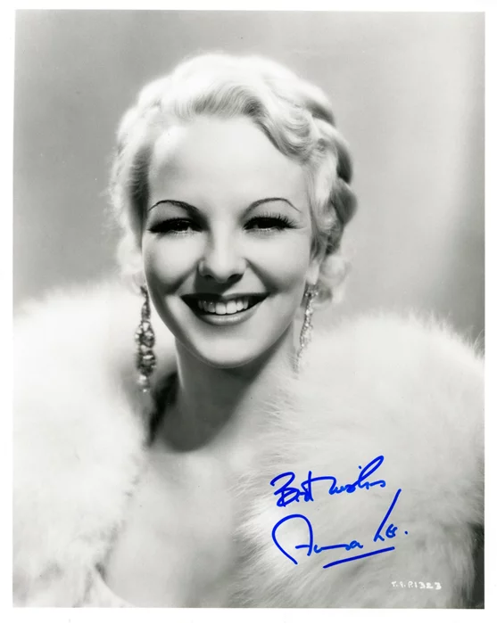 Anna Lee autograph