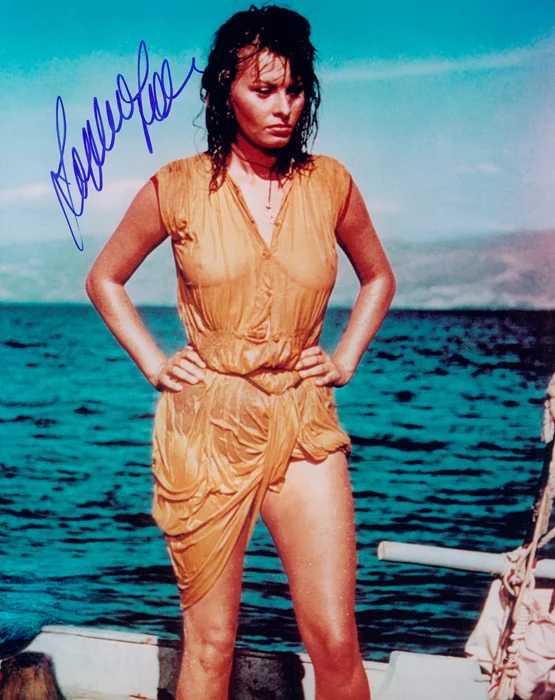 Sophia Loren autograph