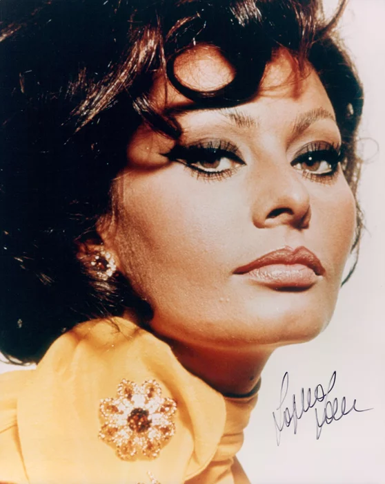 Sophia Loren autograph