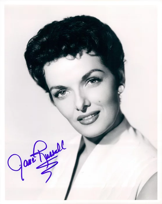 Jane Russell autograph
