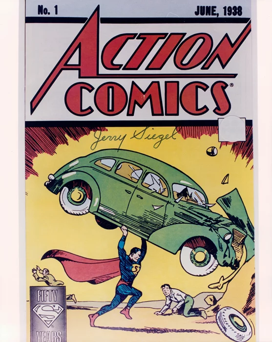 Jerry Siegel autograph