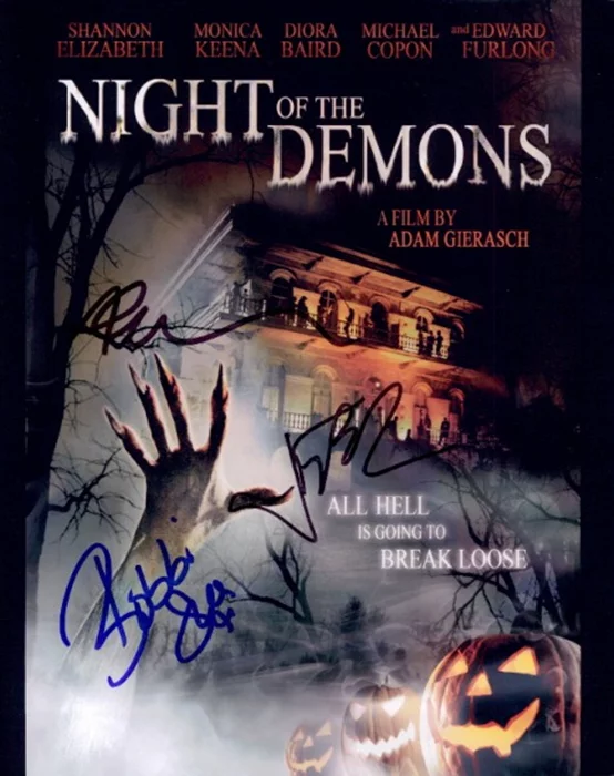 Night of The Demons autograph