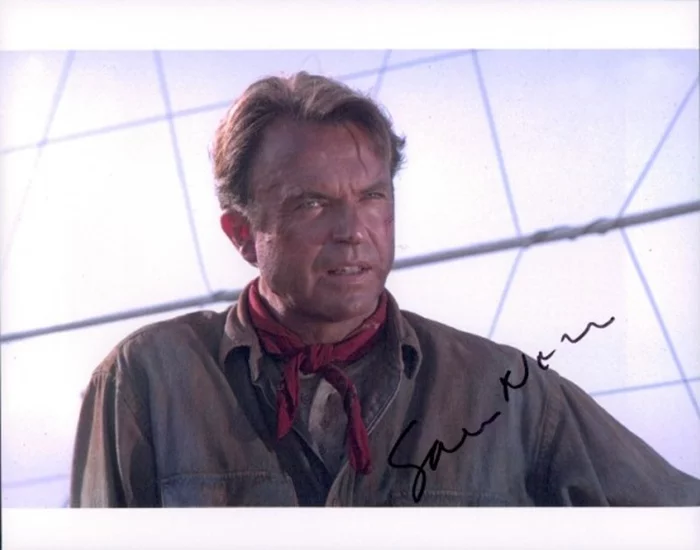 Sam Neill autograph
