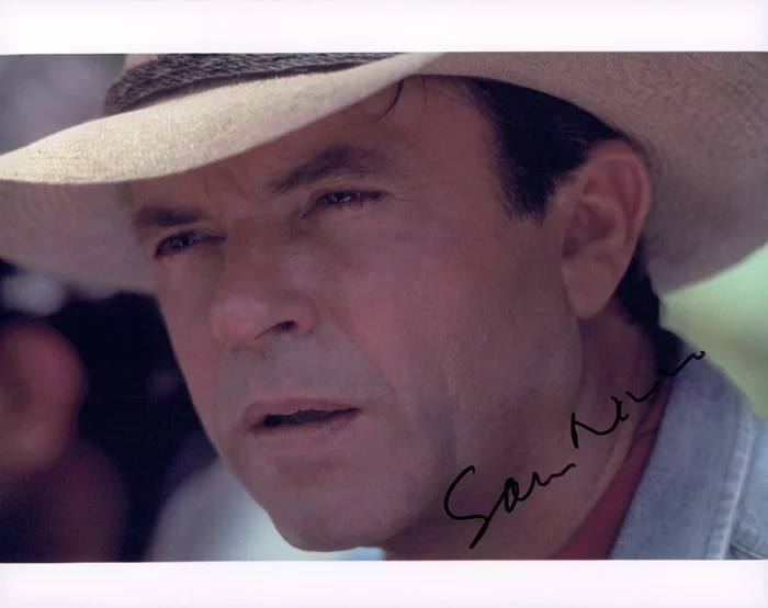 Sam Neill autograph