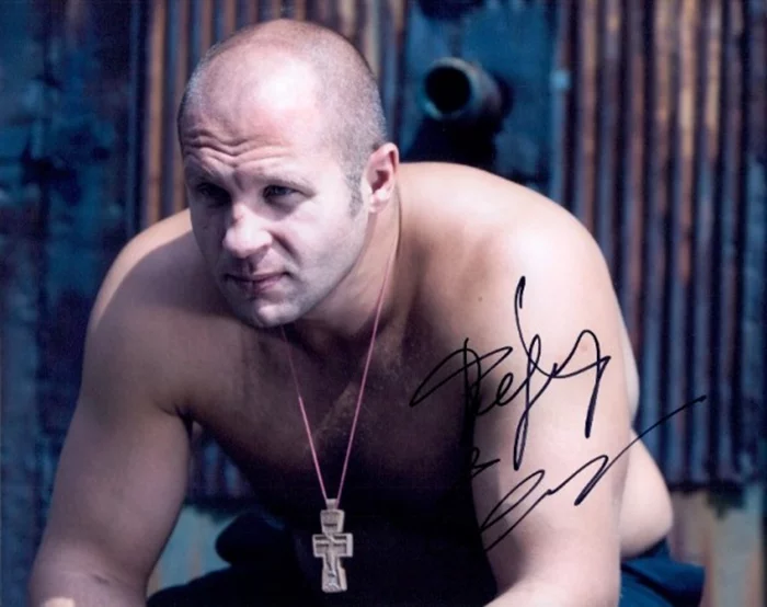 Fedor Emelianenko autograph