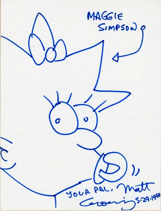 Matt Groening autograph