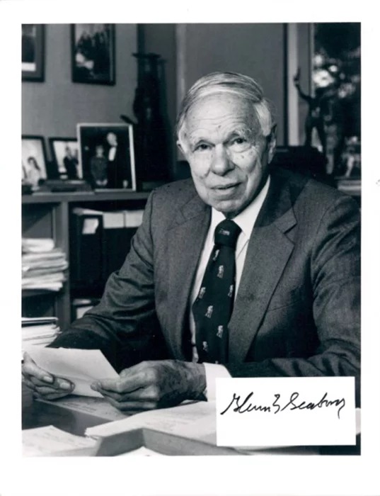 Glenn Seaborg autograph