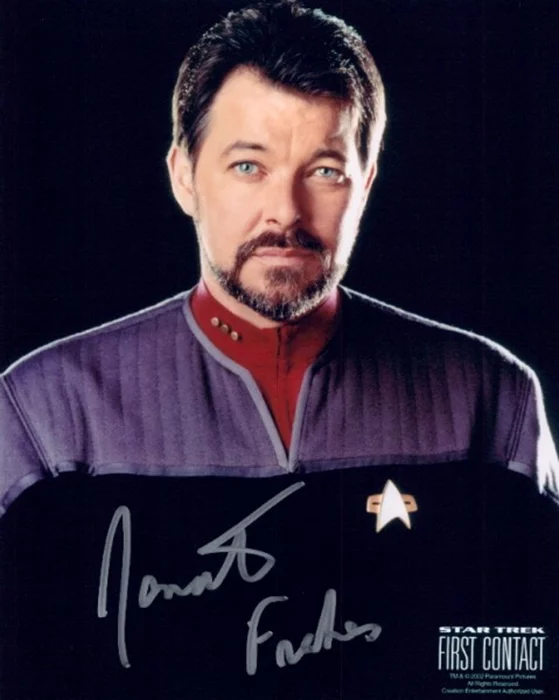 Jonathan Frakes autograph
