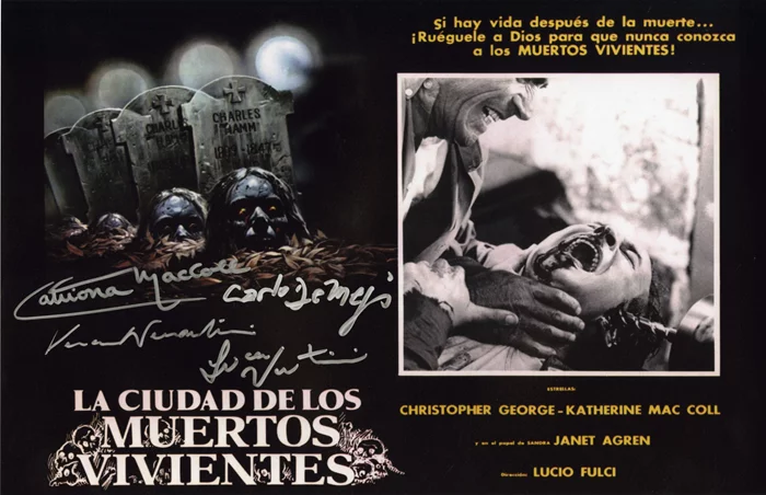 City of The Living Dead autograph
