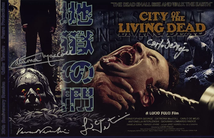 City of The Living Dead autograph