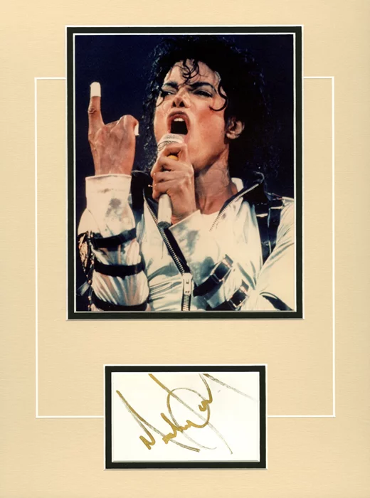 Michael Jackson autograph