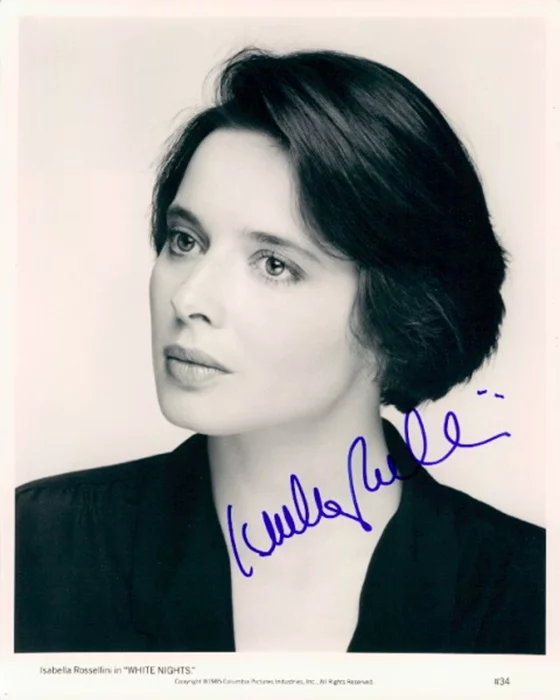 Isabella Rossellini autograph