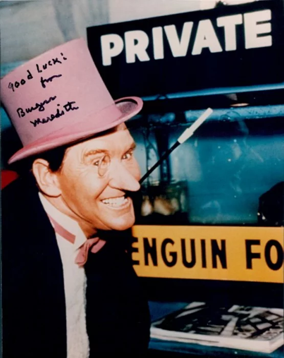 Burgess Meredith autograph