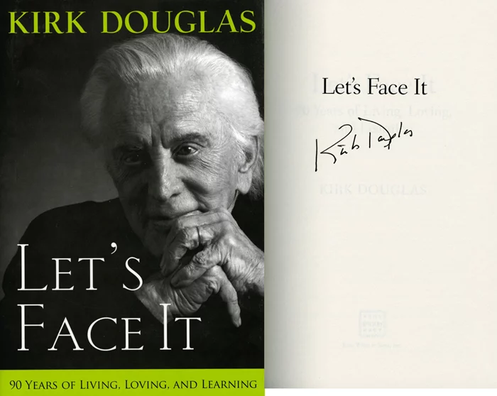 Kirk Douglas autograph